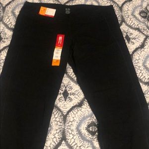 Black short work out pants